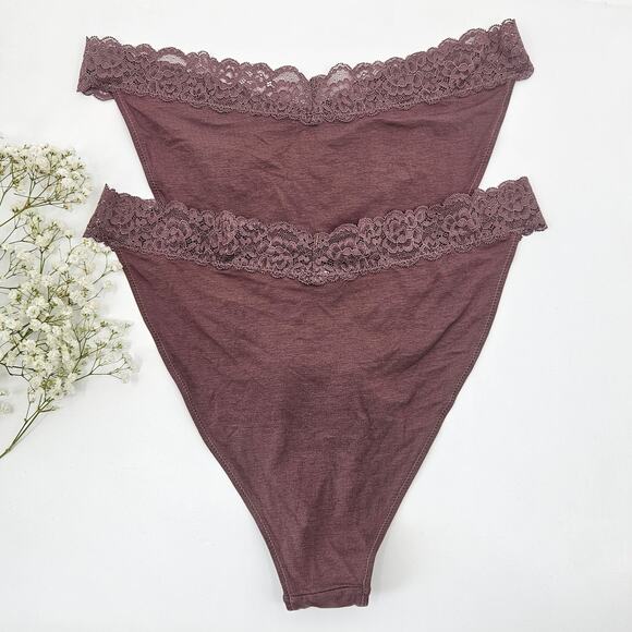 Privacy Please Abigail Bikini Panty 2 Pack in Peppercorn‎ Size XL - Picture 5 of 5